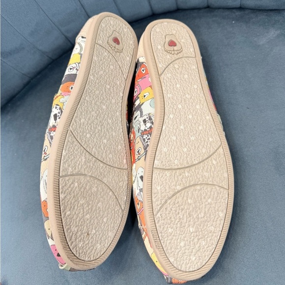 NWOT BOBS from Skechers “BOBS for Dogs” Cartoon Dog Print Flats – Memory Foam - Picture 3 of 4
